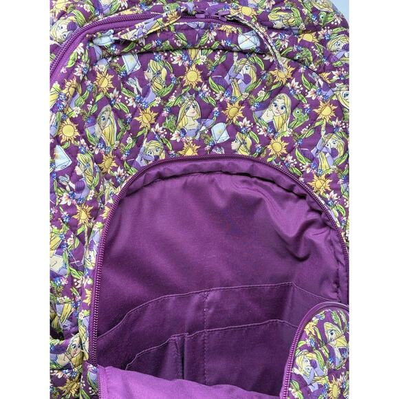 Vera Bradley Rapunzel Climbing Ivy Essential Large Backpack Bag Charm NWT EXACT main image 10